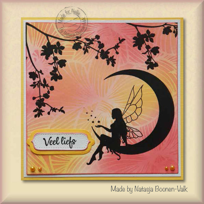 Nellie's Choice Clear Stamp Fairy Tales Elf On The Moon