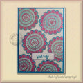 Nellie's Choice Clear Stamp Mandalas Paisley Flower