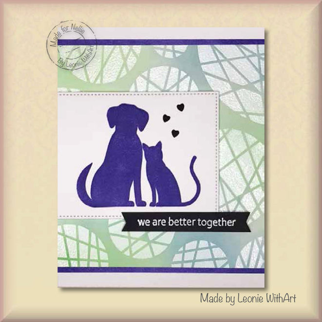 Nellie's Choice Stencil A6 For Magnetic Colour Set Circles