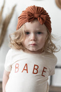 Bamboo Turban Hat | Rust