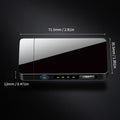 1pc Hot Electric Windproof Metal Lighter, Double Arc Flameless Plasma Rechargeable USB Lighter, LED Power Display Touch Sensor Lighter Christmas Gift