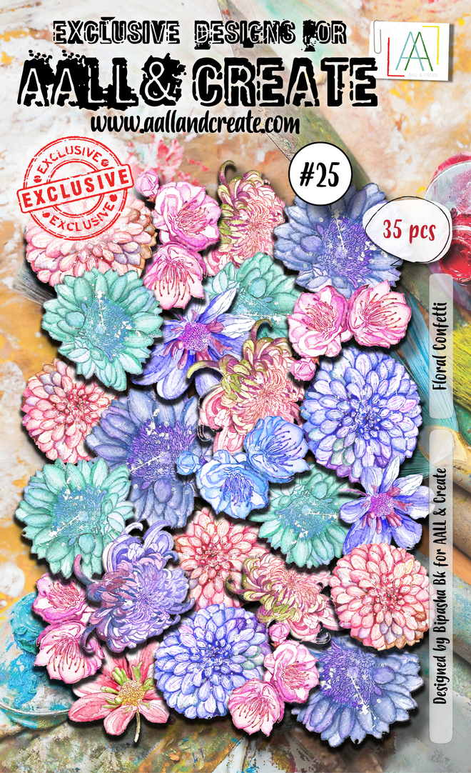 AALL and Create  Ephemera Die-Cuts - 25 - Floral Confetti