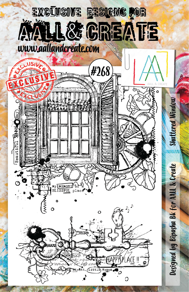 AALL and Create Stamp Set - 268 - Shuttered Window