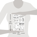 Ciao Bella Clear Stamp Set 6"x8" Beavers Tree Farm