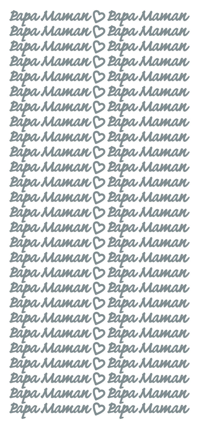 Peel Off Stickers - Papa Maman