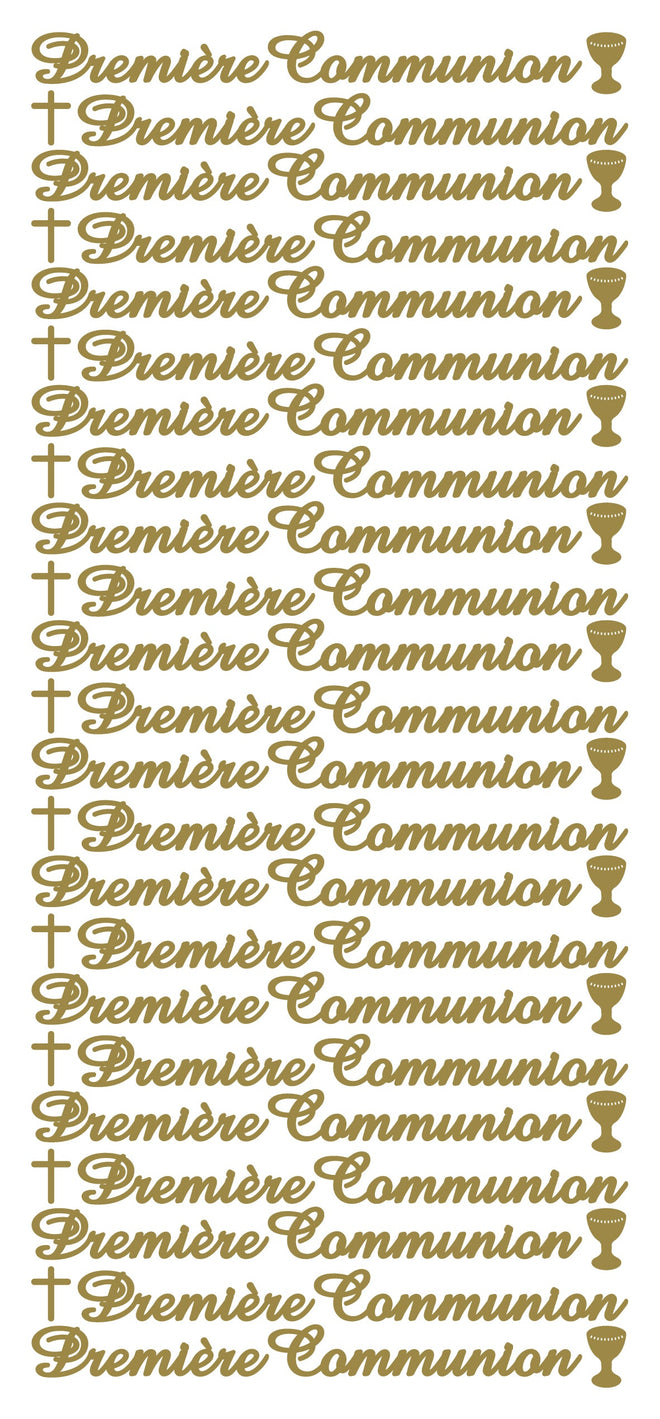 Peel Off Stickers - Première Communion