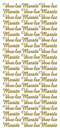 Peel Off Stickers - Vive les Mariés