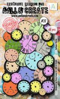 AALL and Create  Ephemera Die-Cuts - 27 - Antique Clocks