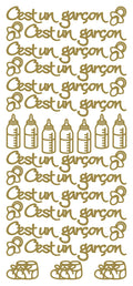 Peel Off Stickers - Cést un garçon