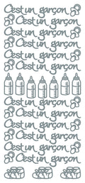 Peel Off Stickers - Cést un garçon