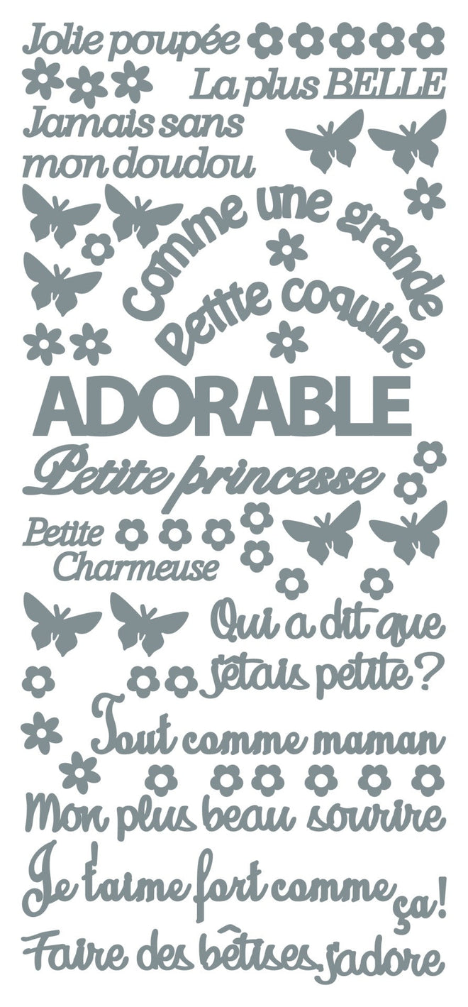 Peel Off Stickers - Adorable