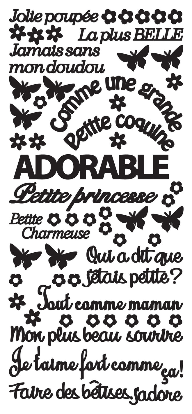Peel Off Stickers - Adorable