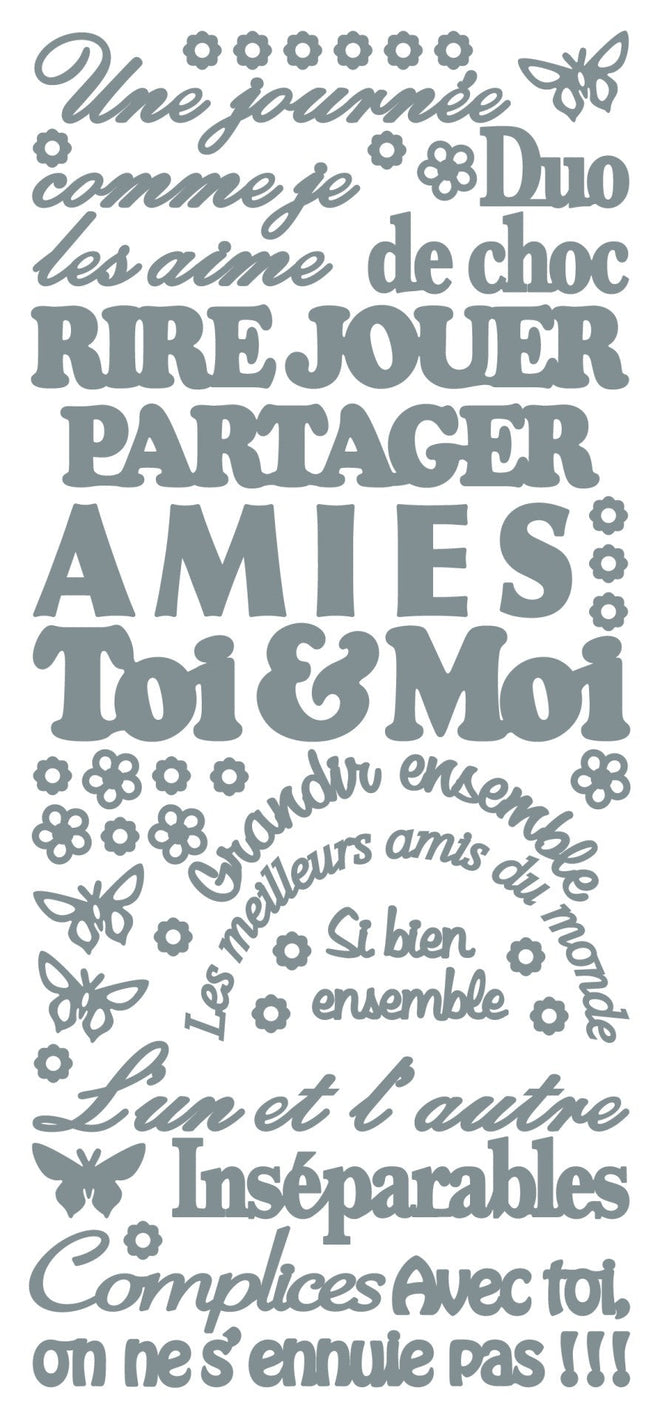 Peel Off Stickers - Toi & Moi