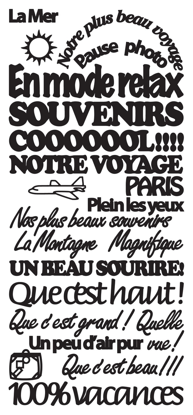 Peel Off Stickers - Souvenirs