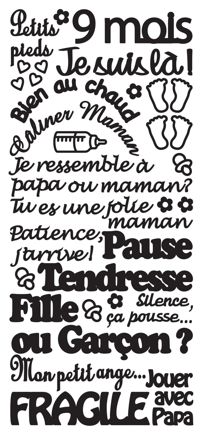Peel Off Stickers - Je Suis La