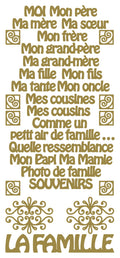Peel Off Stickers - La Famille