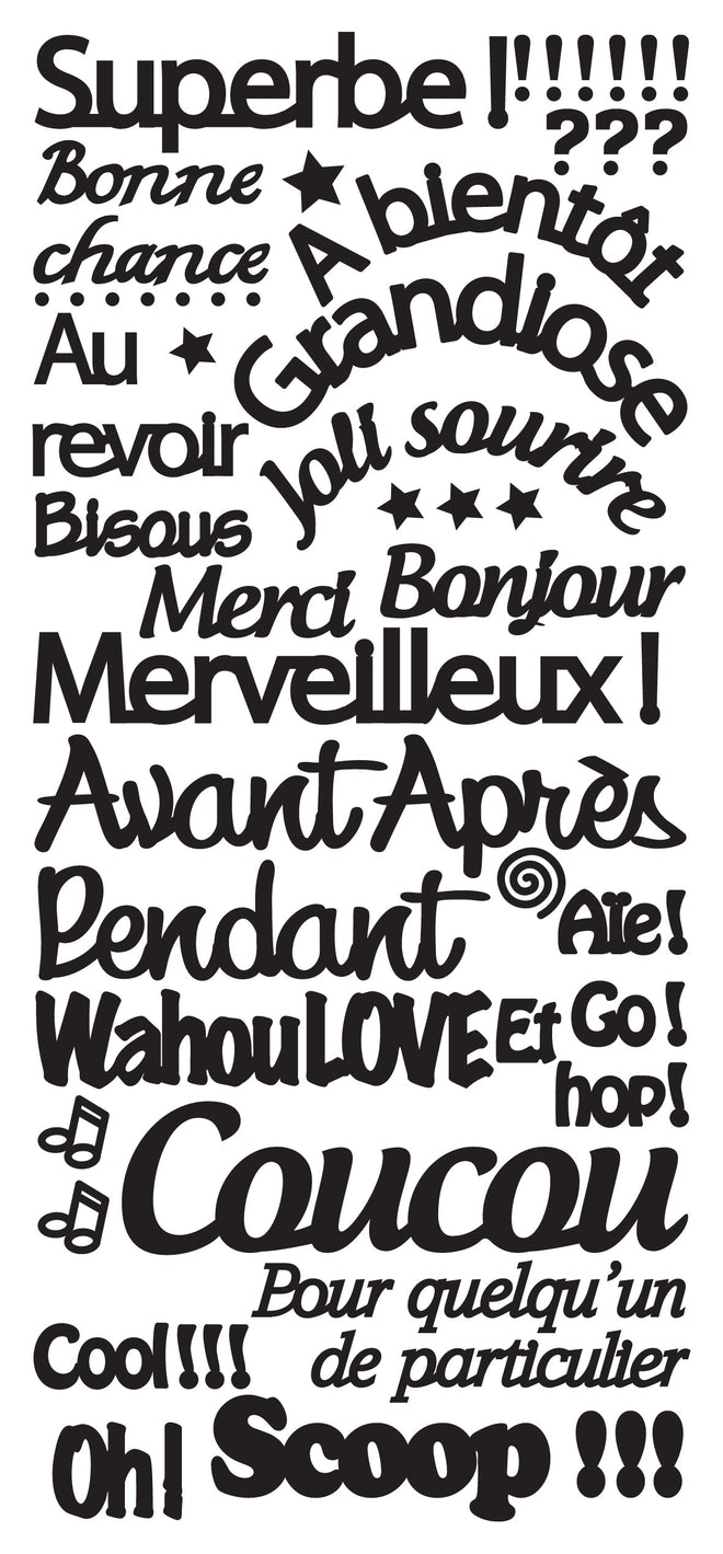 Peel Off Stickers - Coucou