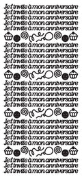 Peel Off Stickers - Je t' invite