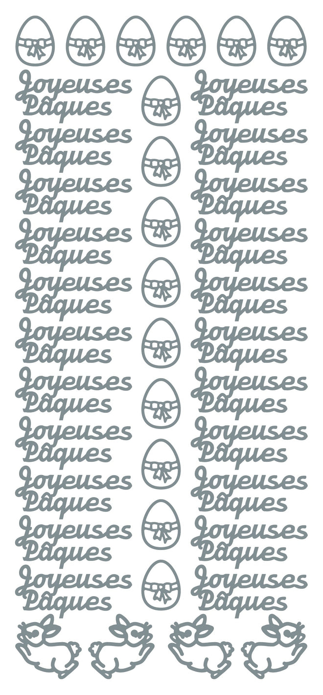 Peel Off Stickers - Joyeuses Paques