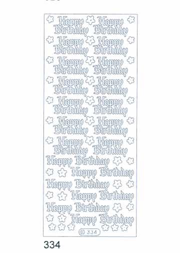 Deco Stickers - Happy Birthday