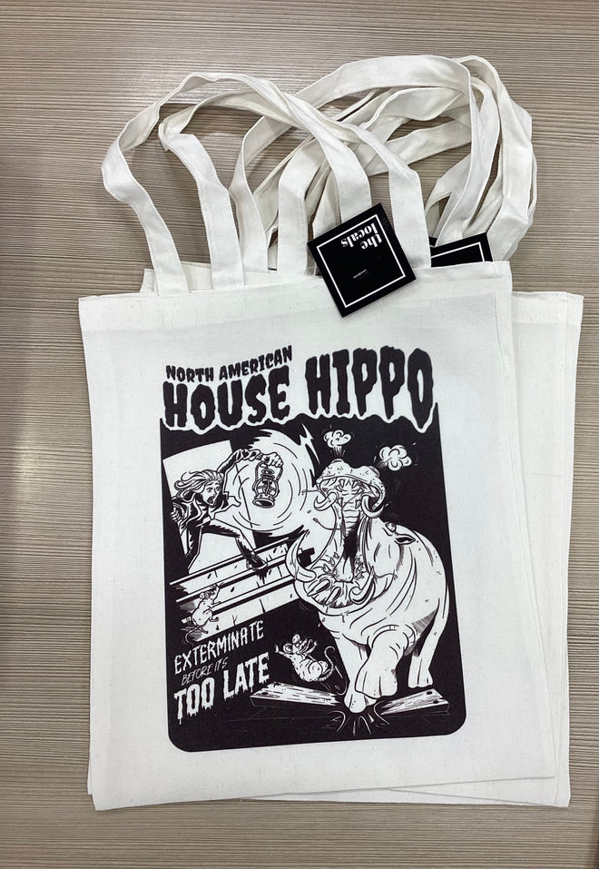 House Hippo Tote Bag