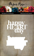 Happy Heart Day Metal Dies 33855