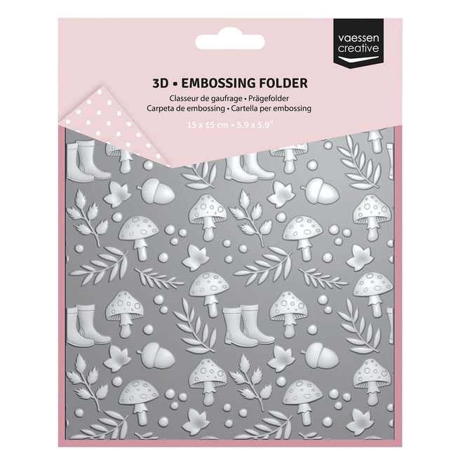 Vaessen Creative • Embossing Folder Autumn Icons 5.9x5.9in 1pcs
