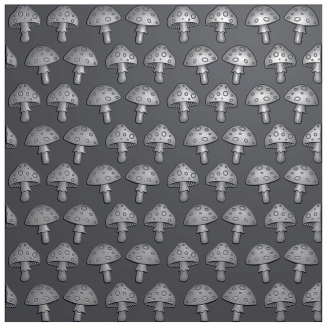 Vaessen Creative • Embossing Folder Mushrooms 5.9x5.9in 1pcs