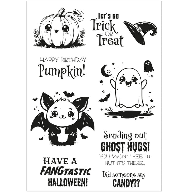 Vaessen Creative • Clear Stamps Trick or Treat 9pcs