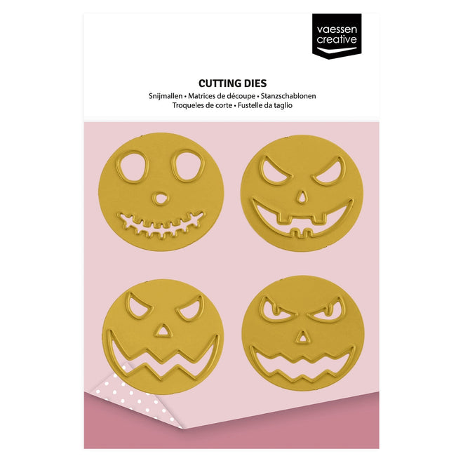 Vaessen Creative • Cutting Dies Pumpkin Faces 4pcs