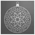 Vaessen Creative • 3D Embossing Folder Christmas Bauble 15x15cm