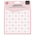 Vaessen Creative • Layered Stencils Checked Pattern 15x15cm