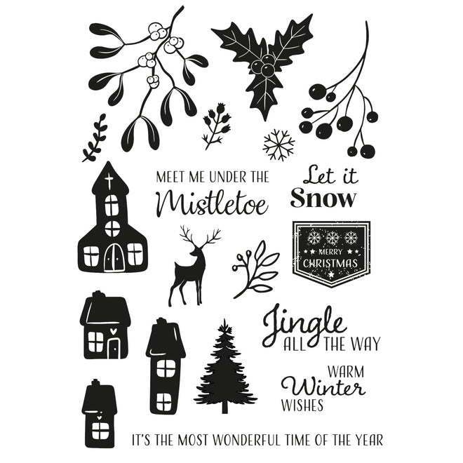 Vaessen Creative • Clear Stamps Mistletoe