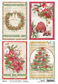 Rice Paper A4 Piuma Christmas Vibes Cards