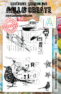 AALL and Create Stamp Set - 394 - Wire Birds