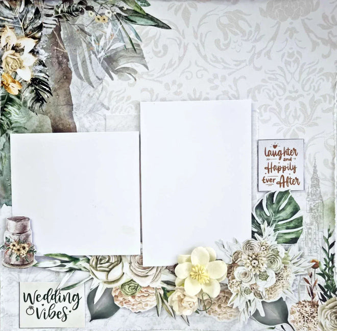 3Quarter Designs - 12" X12" Paper Pack - Our Vows