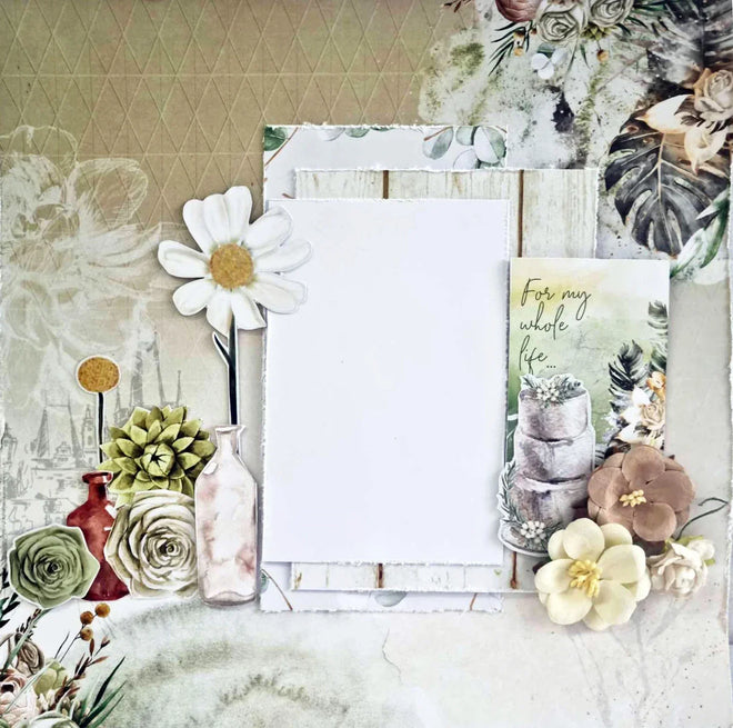 3Quarter Designs - 12" X12" Paper Pack - Our Vows