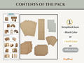 CrafTreat Accordion Hinge Book 1 - White