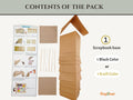 CrafTreat Scrapbook Blanks - Piano Hinge Book - Black Color