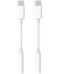 USB C to 3.5mm Audio Aux Adapter, AIDOUBARA 2 Pack Headphone Jack Dongle for iPhone 16 Pro Max/16, 15 Pro Max/15 Pro/15 Plus, Compatible with Samsung Galaxy S24/ S23/ S22/ S21 Ultra, Pixel, MacBook 🍁 All In One Marketplace Canada
