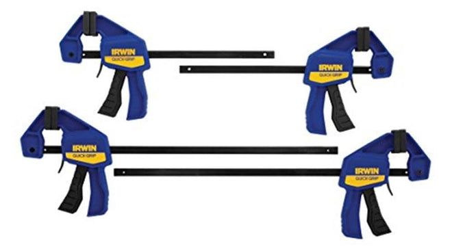 IRWINQUICK-GRIPOne-Handed Mini Bar Clamp 4 Pack, (2) 6", (2) 12", 1964748 🍁 All In One Marketplace Canada