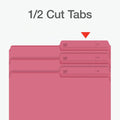 Pendaflex File Folders, 1/2 Cut Tab, Letter Size, Pink, Durable Paper Stock, 100/Box, Ideal for Office/Home/School File Organization, Made in Canada 🍁 All In One Marketplace Canada