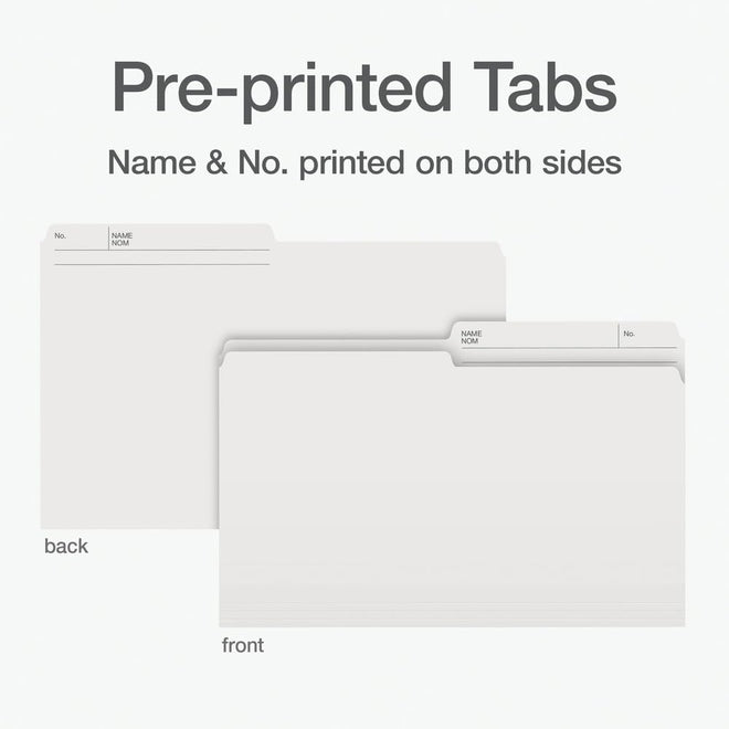 Pendaflex File Folders - Ivory/White Colour File Organizers, 1/2 Cut Tab, Legal Size, Durable Paper Stock, 100/Box, Ideal for Office, Home, and School Organization 🍁 All In One Marketplace Canada