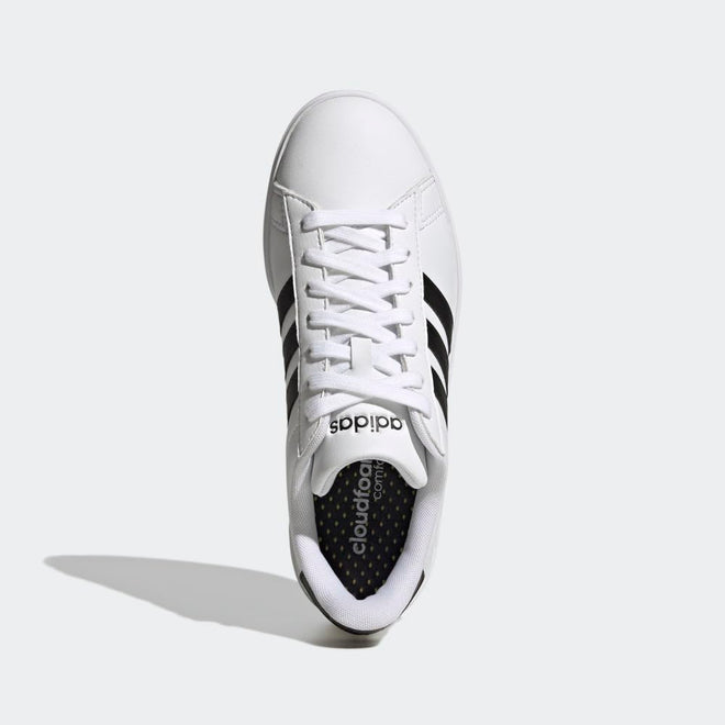 Adidas Women's Grand Court 2.0, White/Core Black/Core Black, 9.5 🍁 All In One Marketplace Canada
