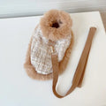 Dog Harness Hat & Leash Set | Cappuccino Tweed Dog Walking Set