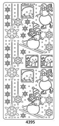 Peel Off Sticker -Marie Eve Snowmen