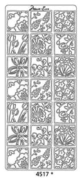 Peel Off Sticker -Marie Eve Flower Frames