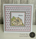 Jamie Rodgers Crafts - Mini Hearts 8" x 8" Stencil