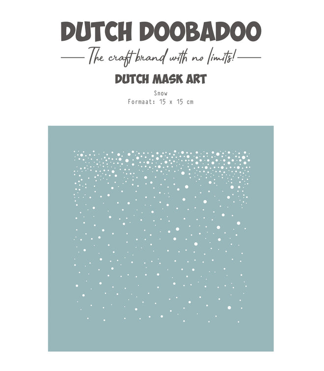 Dutch Doobadoo DDBD Dutch Mask Art 15 X 15 cm Snow