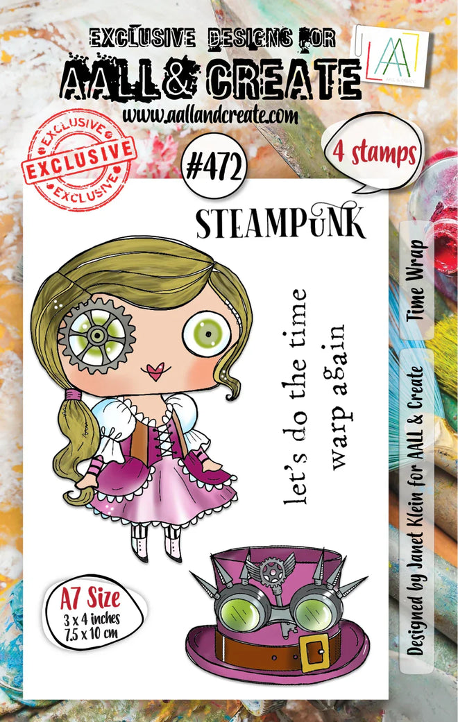 AALL and Create - A7 Stamp Set - Time Warp